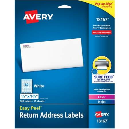 Avery Laser & Inkjet Return Address Labels (18167)