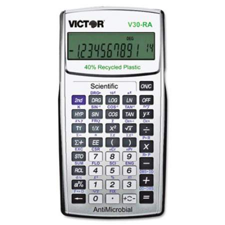 Victor V30RA Scientific Recycled Calculator w/Antimicrobial Protection