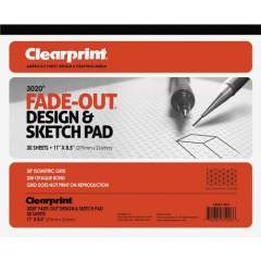 Clearprint Isometric Grid Paper Pad - Letter (932811ISO)