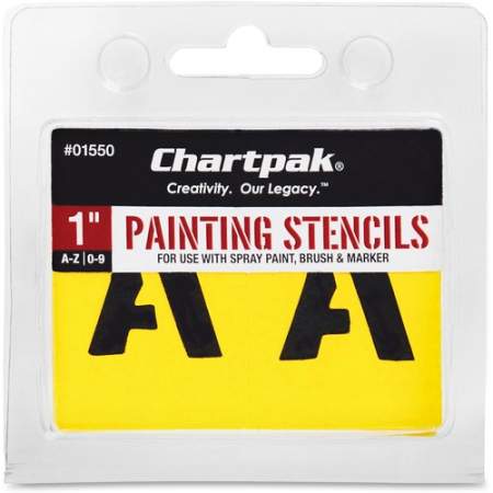 Chartpak Painting Letters/Numbers Stencils (01550)