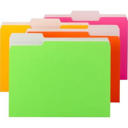 Smead Colored 1/3 Tab Cut Letter Recycled Top Tab File Folder (11925)