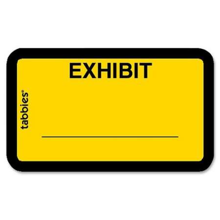 Tabbies Color-coded Legal Exhibit Labels (58090)