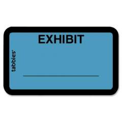 Tabbies Color-coded Legal Exhibit Labels (58091)