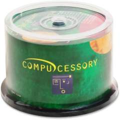 Compucessory CD Recordable Media - CD-R - 52x - 700 MB - 50 Pack Spindle (72250)