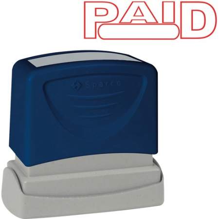 Sparco PAID Red Title Stamp (60022)