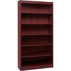 Lorell Panel End Hardwood Veneer Bookcase (60075)