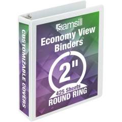 Samsill Economy 2" Round Ring View Binders (18567)