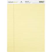 NatureSaver NatureSaver 100% Recycled Canary Legal Ruled Pads (00867)