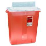 Covidien Transparent Red Sharps Container (STRT10021R)