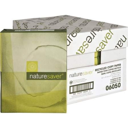 NatureSaver NatureSaver Recycled Paper - White - Recycled - 30% (06050)