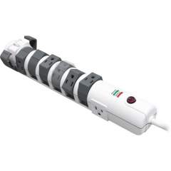 Compucessory 180 Degree 8-Outlet Surge Protector (25664)