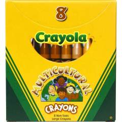 Crayola Large Multicultural Crayons (52080W)