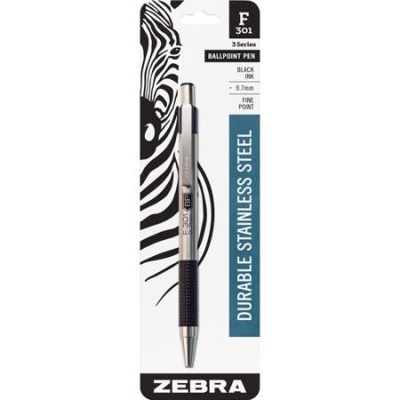 Zebra Pen F-301 Retractable Ballpoint Pen (27111)