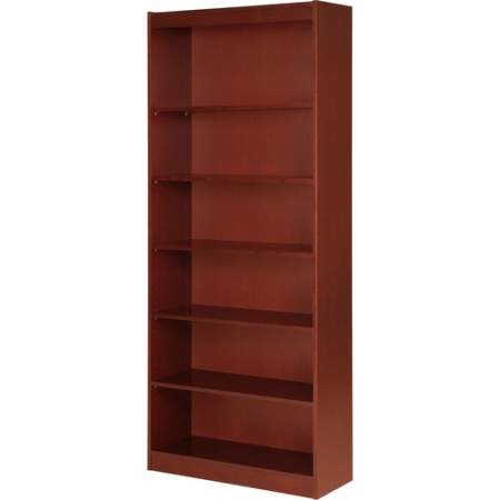 Lorell Six Shelf Panel Bookcase (89055)