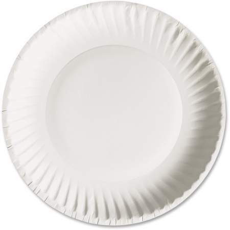 AJM Packaging Green Label Economy Paper Plates (PP6GRE)