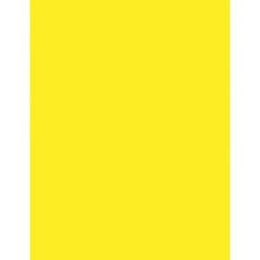 Pacon Laser Bond Paper - Neon Yellow - Recycled - 10 (104316)