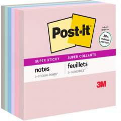 Post-it Super Sticky Recycled Notes - Bail Color Collection (6546SSNRP)