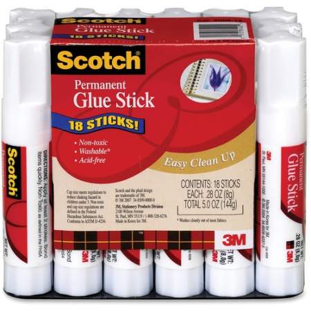 Scotch Permanent Glue Sticks (600818)