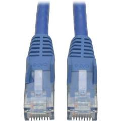 Tripp Lite 100ft Cat6 Gigabit Snagless Molded Patch Cable RJ45 M/M Blue 100' (N201100BL)