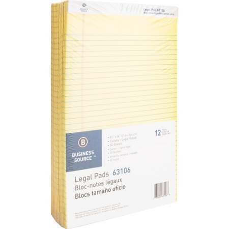 Business Source Micro - Perforated Legal Ruled Pads - Legal (63106)
