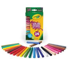 Crayola 24 Color Sticks Woodless Colored Pencils (682324)