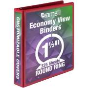 Samsill Economy 1-1/2" Round Ring View Binders (18553)