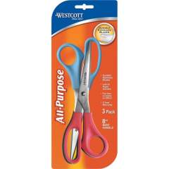 Westcott 8" Straight All-purpose Value Scissors (13404)