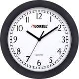Lorell 9" Round Profile Wall Clock (60987)
