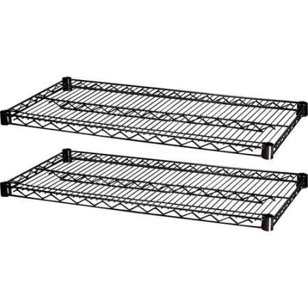 Lorell 2 Extra Shelves for Industrial 48"x18" Wire Shelving (69139)
