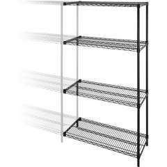 Lorell Industrial Adjustable Wire Shelving Add-On-Unit (69142)