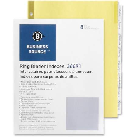Business Source Insertable Tab Indexes (36691)