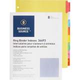 Business Source Insertable Tab Ring Binder Indexes (36693)