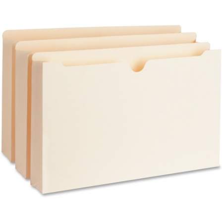 Business Source Straight Tab Cut Legal Recycled File Pocket (65803)