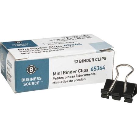 Business Source Fold-back Binder Clips (65364)