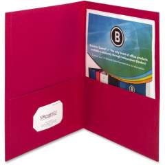 Business Source Letter Pocket Folder (78494)