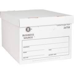 Business Source Lift-off Lid Heavy-Duty Storage Box (26758)
