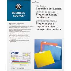 Business Source Laser/Inkjet File Folder Labels (26101)