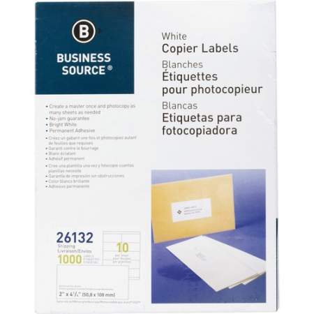Business Source Copier Shipping Labels (26132)