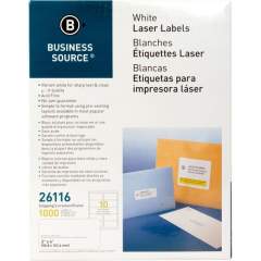 Business Source Bright White Premium-quality Shipping Labels (26116)