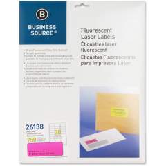 Business Source 1" Fluorescent Laser Labels (26138)