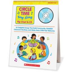Scholastic Circle Time Sing-Along Flip Chart & CD Printed/Electronic Book by Paul Strausman (0439635241)