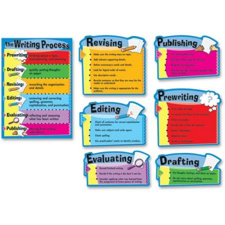 Carson-Dellosa Education Carson-Dellosa Education Grade 3-8 The Writing Process Bulletin Board Set (110014)