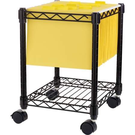 Lorell Compact Mobile Wire Filing Cart (62950)