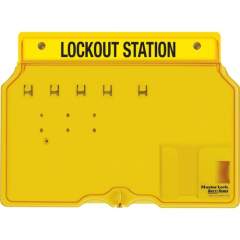 Master Lock Unfilled Padlock Lockout Station with Cover (1482B)
