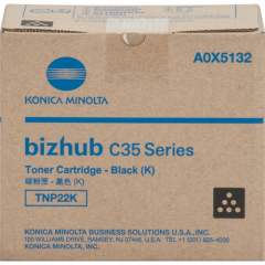 Konica Minolta TNP22K Original Toner Cartridge (A0X5132)
