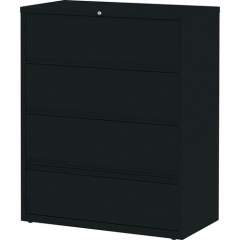 Lorell Receding Lateral File with Roll Out Shelves - 4-Drawer (43515)