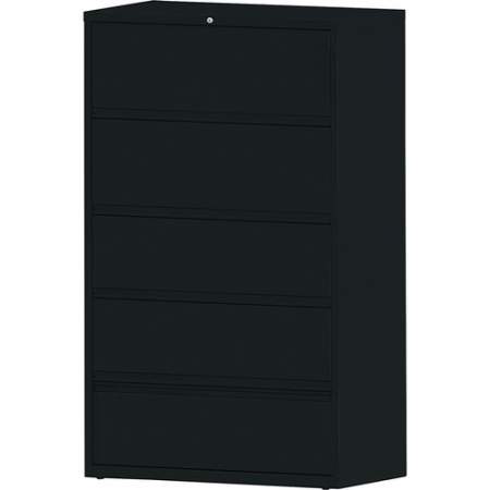 Lorell Receding Lateral File with Roll Out Shelves - 5-Drawer (43517)
