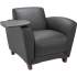 Lorell Reception Seating Chair with Tablet (68953)
