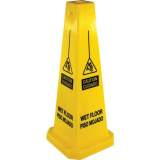 Genuine Joe Bright Four-sided Caution Safety Cone (58880)