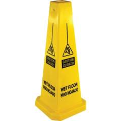 Genuine Joe Bright Four-sided Caution Safety Cone (58880)